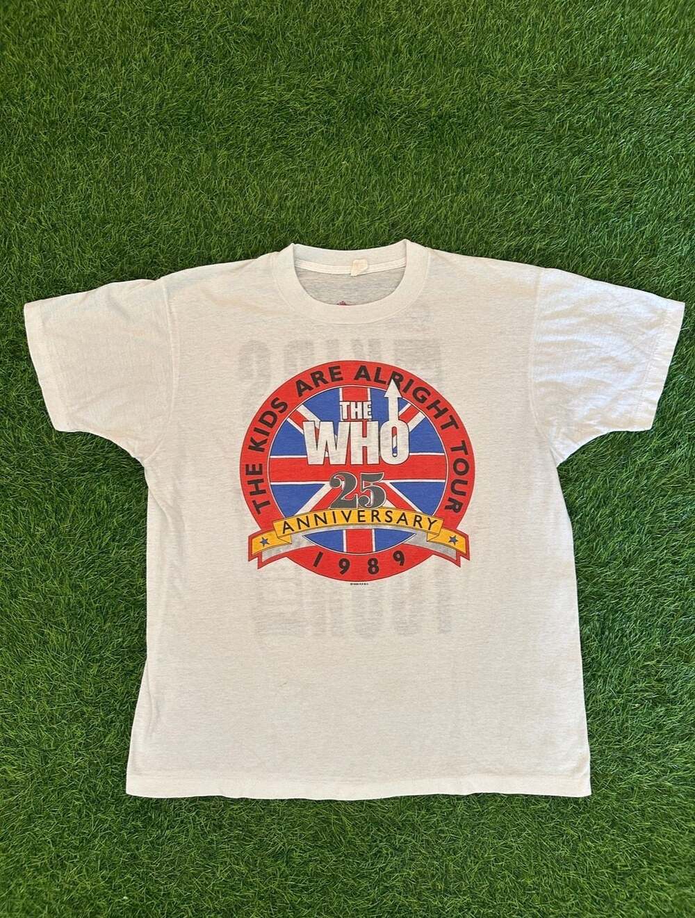 Vintage 1989 The Who The Kids Are Alright Tour 25th Anniversary T-Shirt